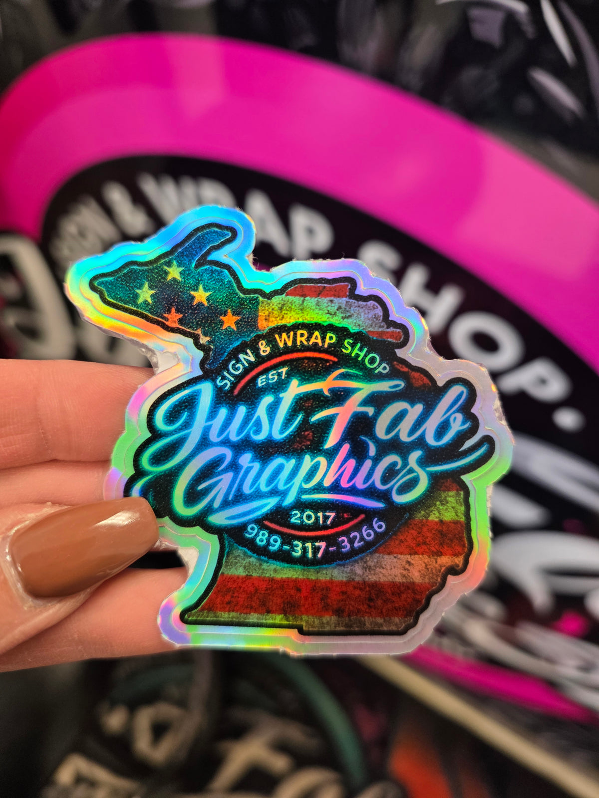 Holographic Stickers